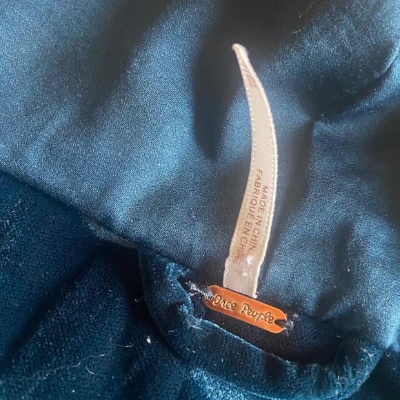 Free People Velvet Blazer in Deep Blue - Picture 5 of 5